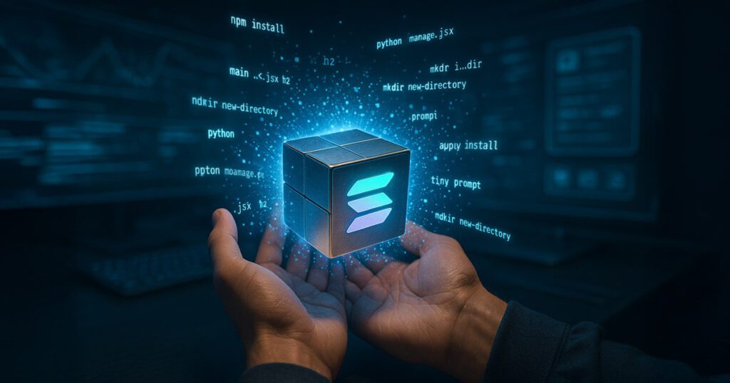 POOF is Solana’s new magic trick for no code prompt-based blockchain development