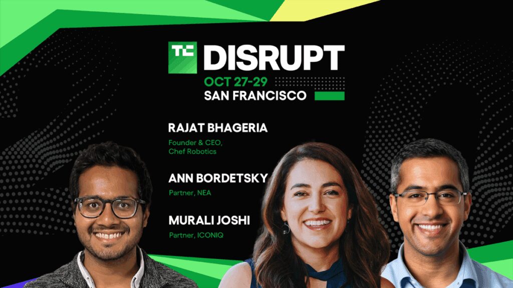 Get startup insights from Chef Robotics, NEA, and ICONIQ at Disrupt 2025