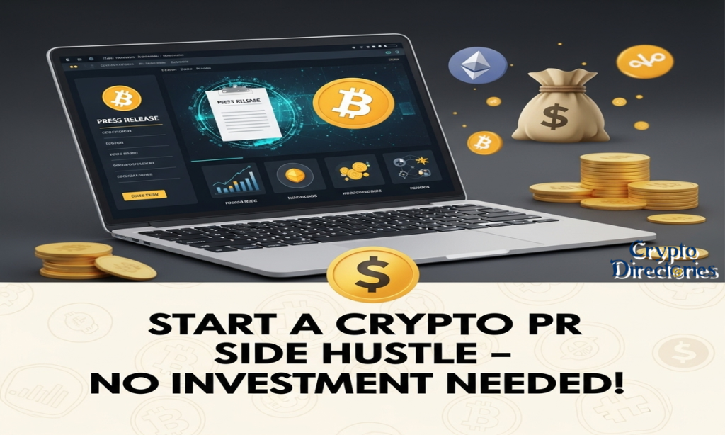 How to Start a Crypto Press Release Side Hustle and Keep 100% Profit (Step-by-Step Guide)