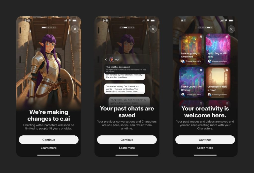 Character AI will offer interactive ‘Stories’ to kids instead of open-ended chat Character AI will offer interactive ‘Stories’ to kids instead of open-ended chat