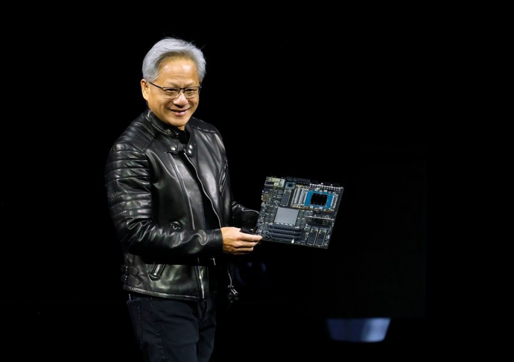 Nvidia’s record B revenue and upbeat forecast quiets AI bubble talk