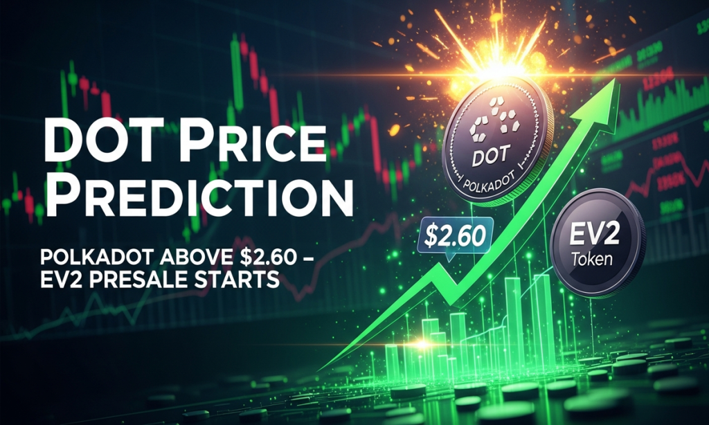 Polkadot Above .60, EV2 Presale Starts, Crypto Ticks Higher