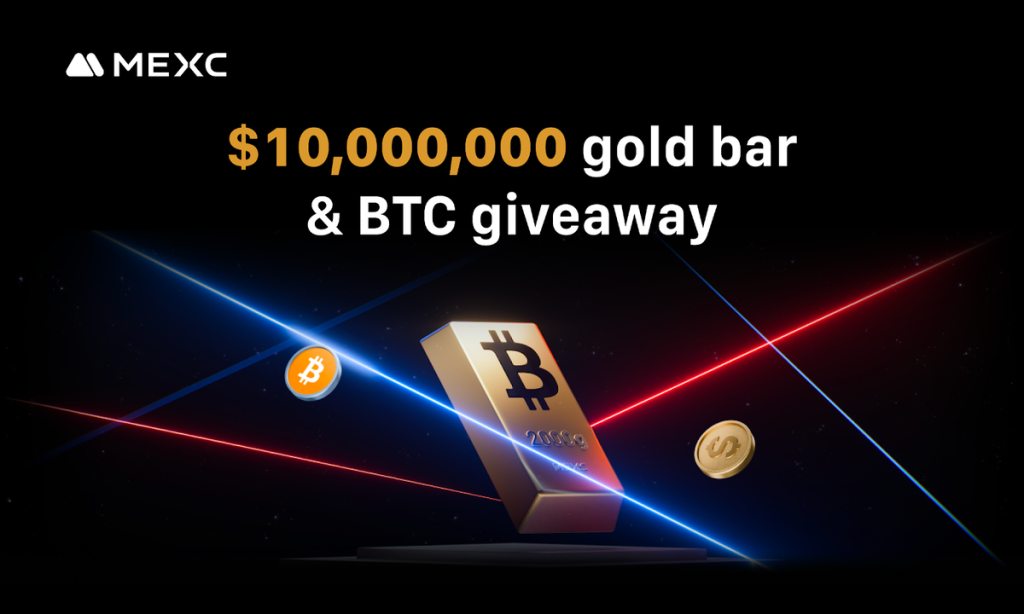 MEXC Launches Year-End Golden Era Showdown With 2,000g Gold Bar And BTC From 10 Million USDT Prize Pool