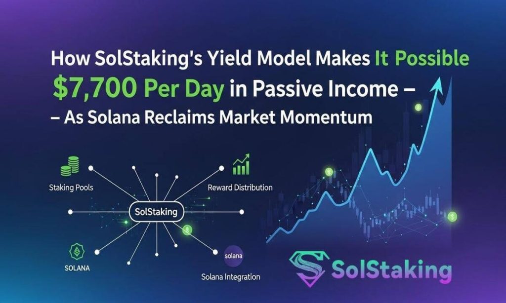How SolStaking’s Yield Model Makes It Possible To Earn ,700 Per Day In Passive Income — As Solana Reclaims Market Momentum
