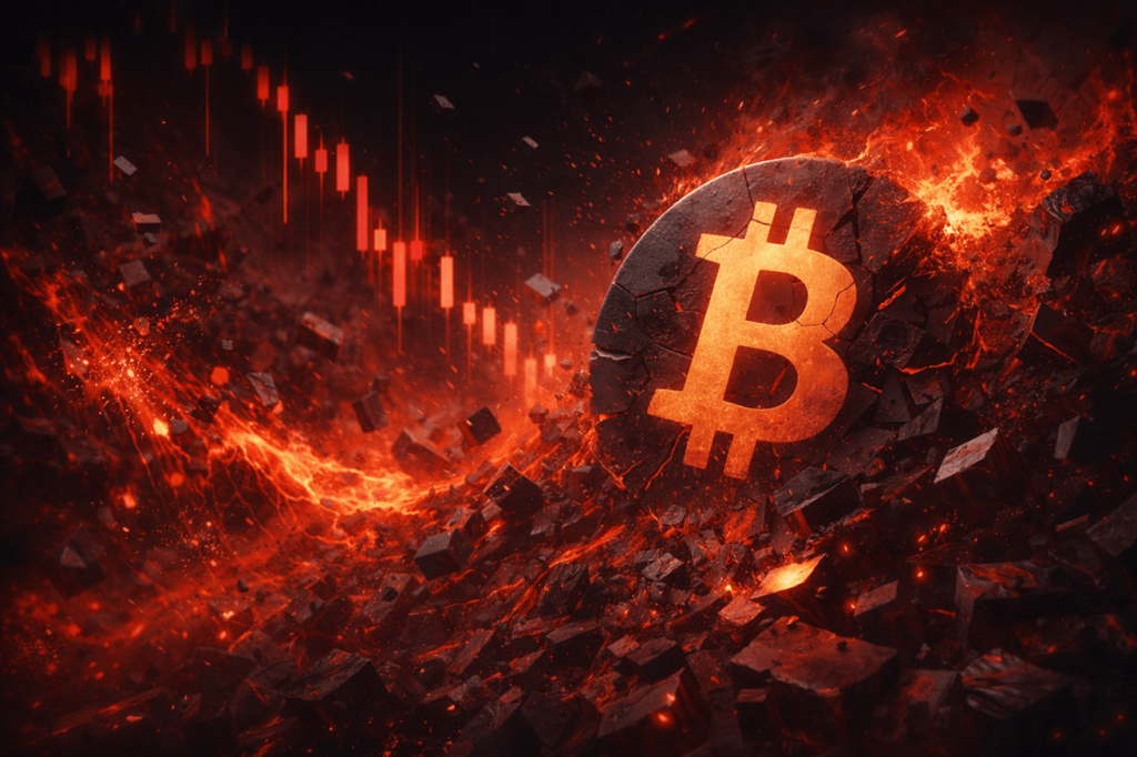 Bitcoin plummets to ,000, with 0 million in crypto longs reduced