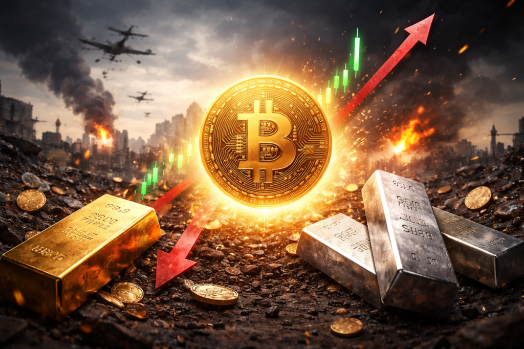 JP Morgan says Bitcoin outperforms gold and silver during Iran war JP Morgan says Bitcoin outperforms gold and silver during Iran war