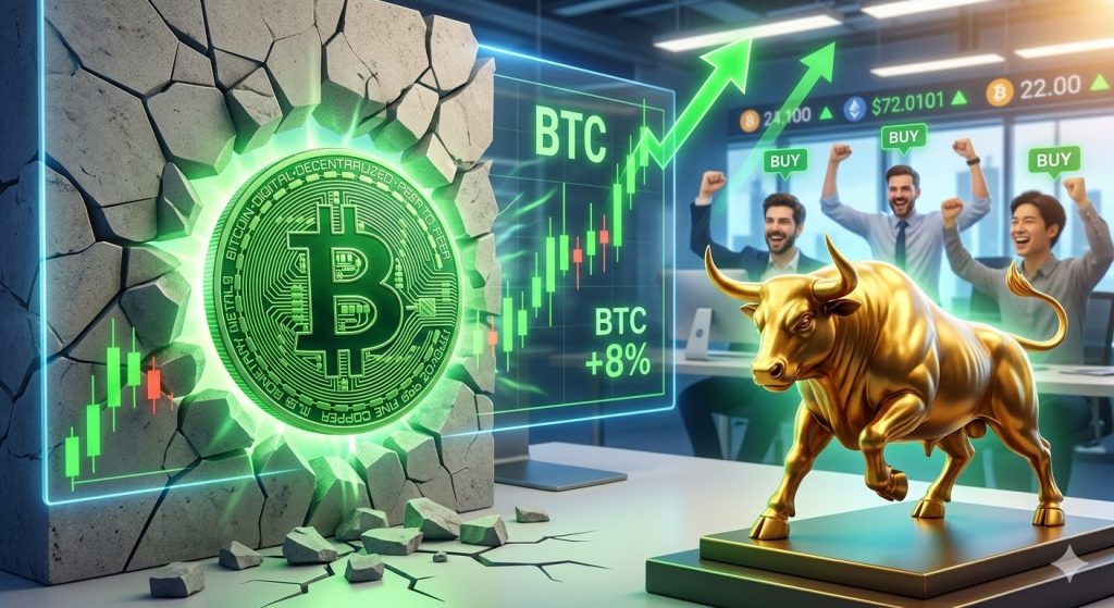 Bitcoin price soars, heading for explosive bullseye breakout Bitcoin price soars, heading for explosive bullseye breakout