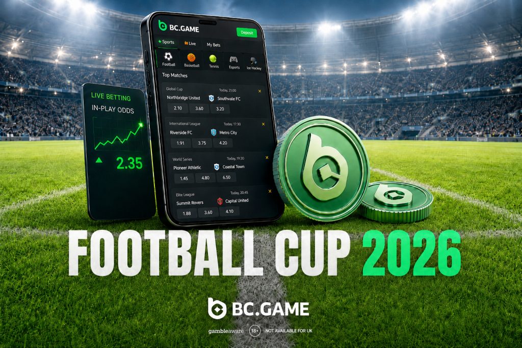 BC.GAME Brings A Crypto-First Betting Experience To The 2026 Football Season BC.GAME Brings A Crypto-First Betting Experience To The 2026 Football Season