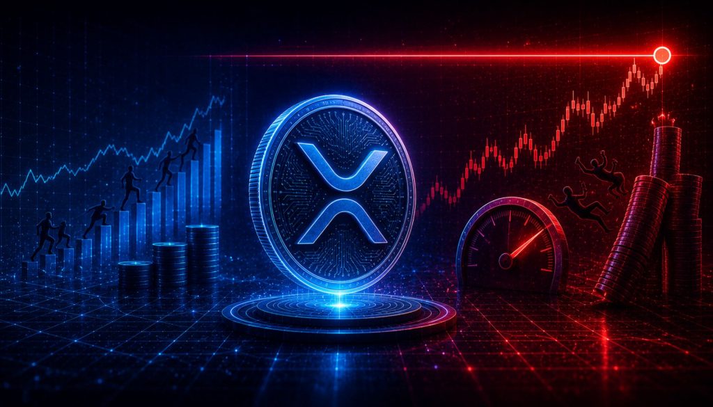 Increased XRP leverage increases risk around .50 resistance – Big move likely to continue