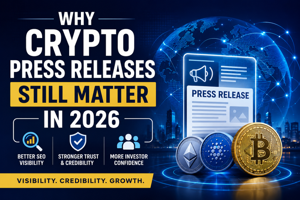 Crypto Press Releases Continue to Drive Visibility, Trust, and Long-Term Growth for Blockchain Projects