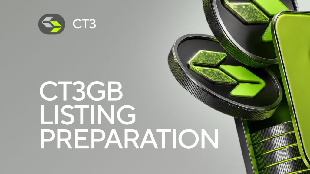 CT3 Begins Preparing Its Ecosystem for the Launch of the CT3GB Economy CT3 Begins Preparing Its Ecosystem for the Launch of the CT3GB Economy